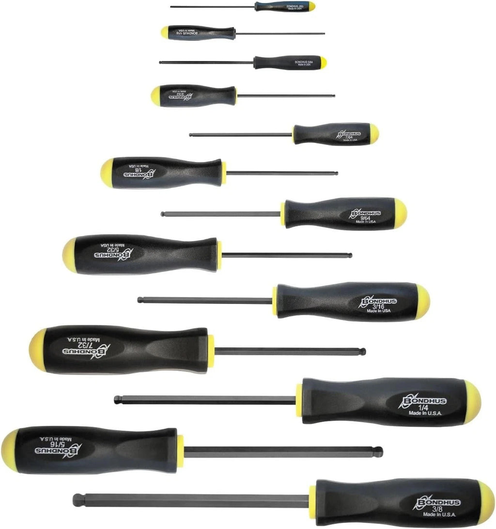 Versatile 13-Pc Balldriver Screwdriver Set with ProGuard and Comfort Grip Design