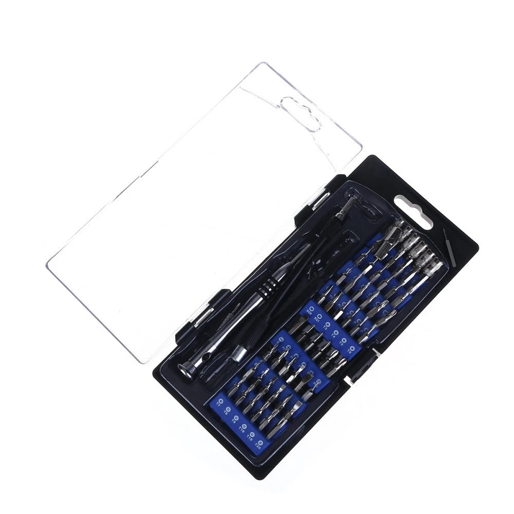 58 in Screwdriver Set Watch Repair Tool Kit Glasses Screws Magnetic Bits