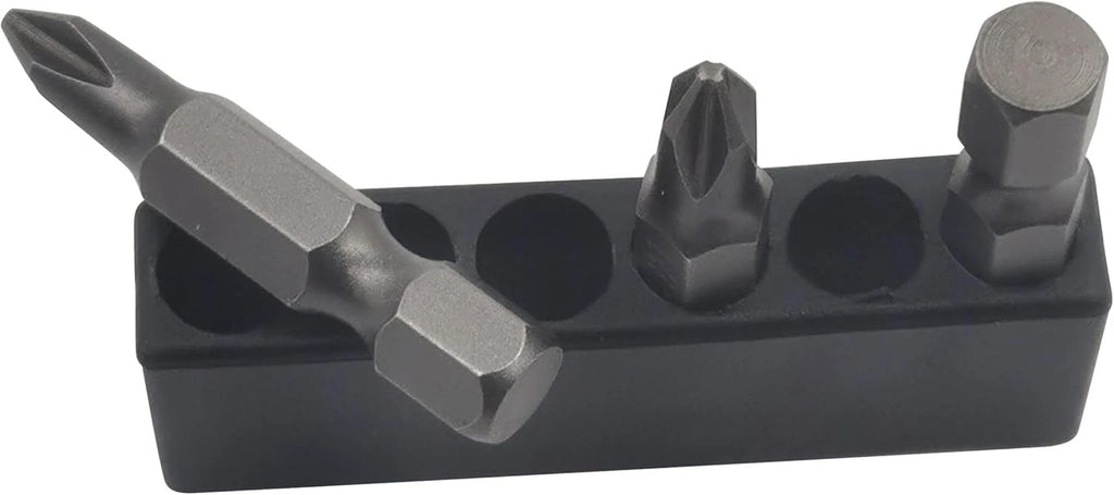 6Pcs 35mm JIS Screwdriver Bit Set with Magnetic Tip, #1x2 #2x2 #3x2, Grey