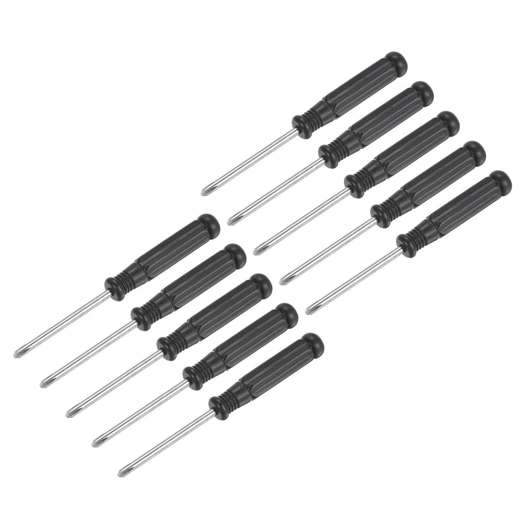 10Pcs 3.0mm Mini Phillips Screwdriver with Black Handle for Small Appliances