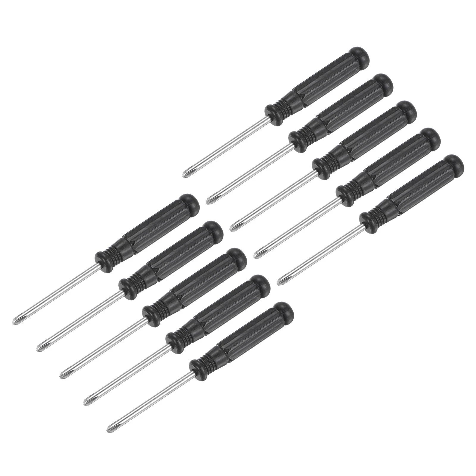 10Pcs 3.0mm Mini Phillips Screwdriver with Black Handle for Small Appliances