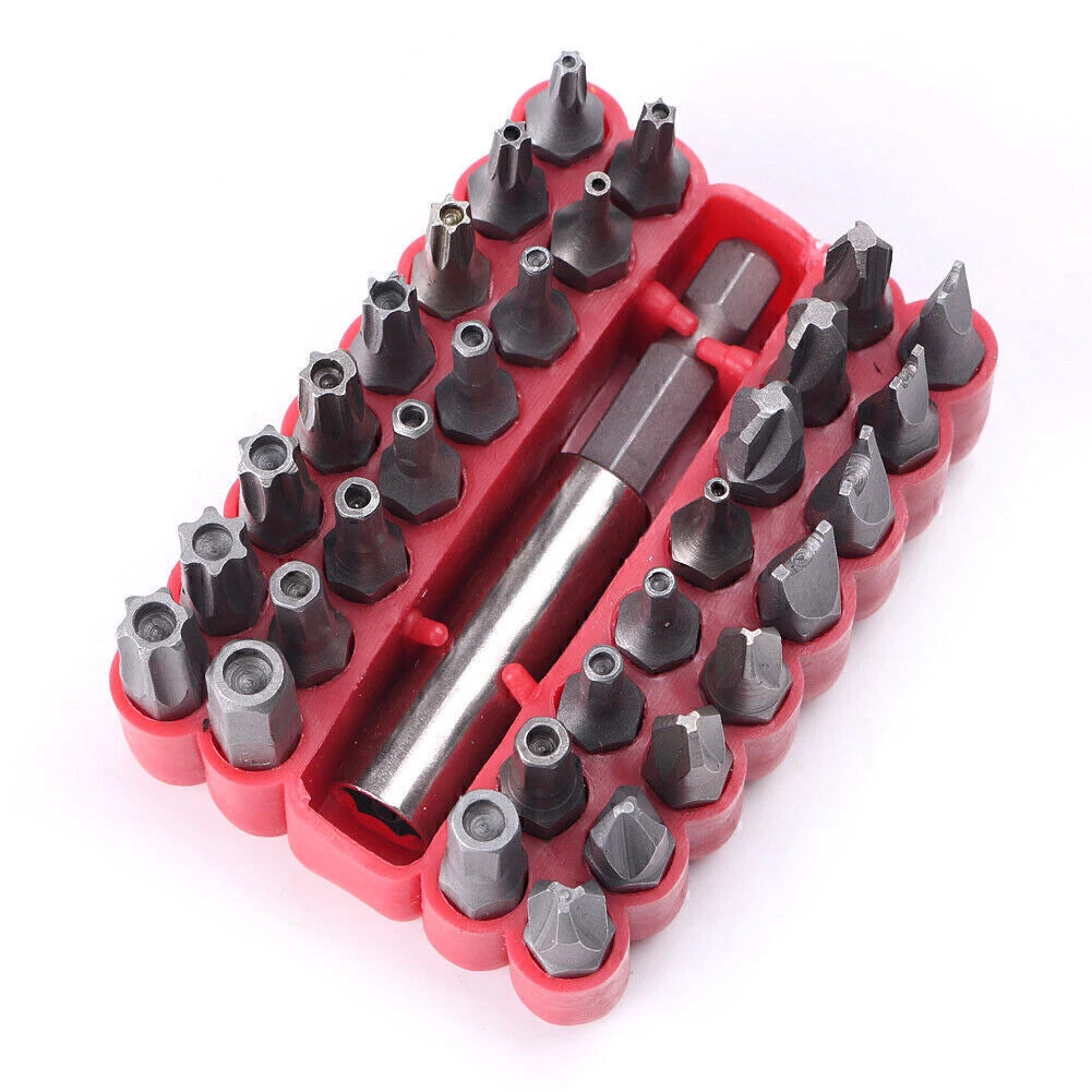 Hollow/Solid Head Screwdriver Bit Set 33PCS Tamper-proof Security Tool