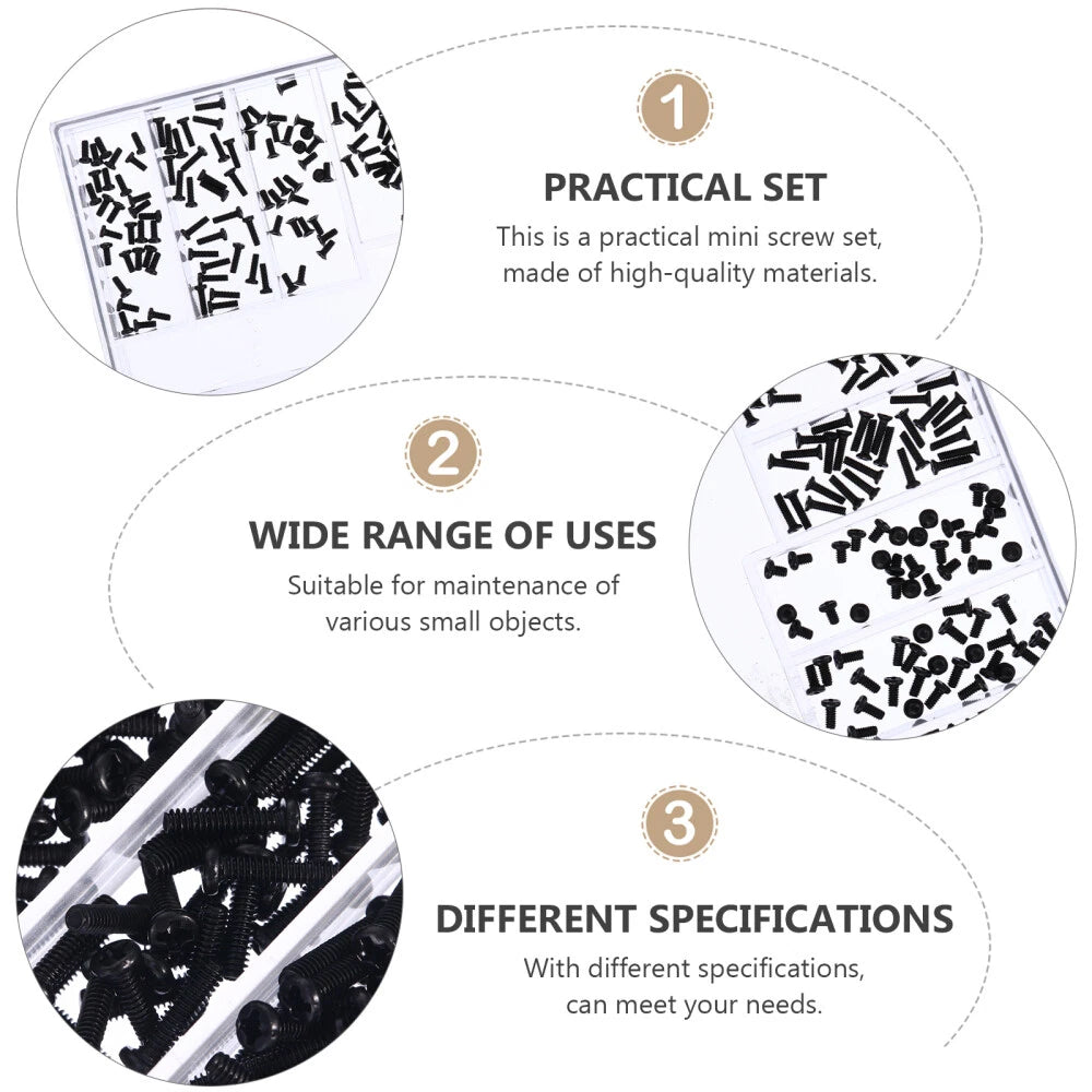 Air Replacement Screws Tiny for Electronics Console Hobby Assortment