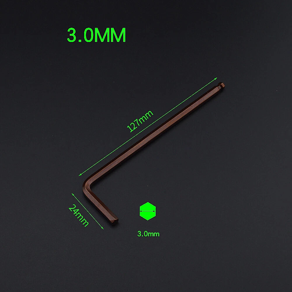 L-type Non-Magnetic Screwdriver Allen Key Ball End Head S2 Hex Wrench Auto Tools