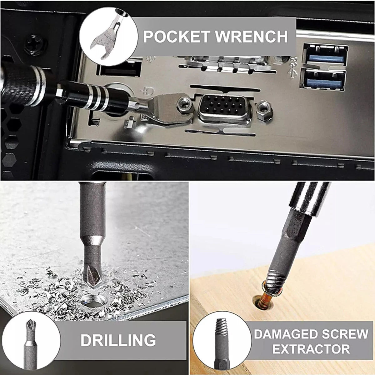 115 in 1 Precision Screwdriver Set Repair Tool Kit For Laptop Computer PC Phone
