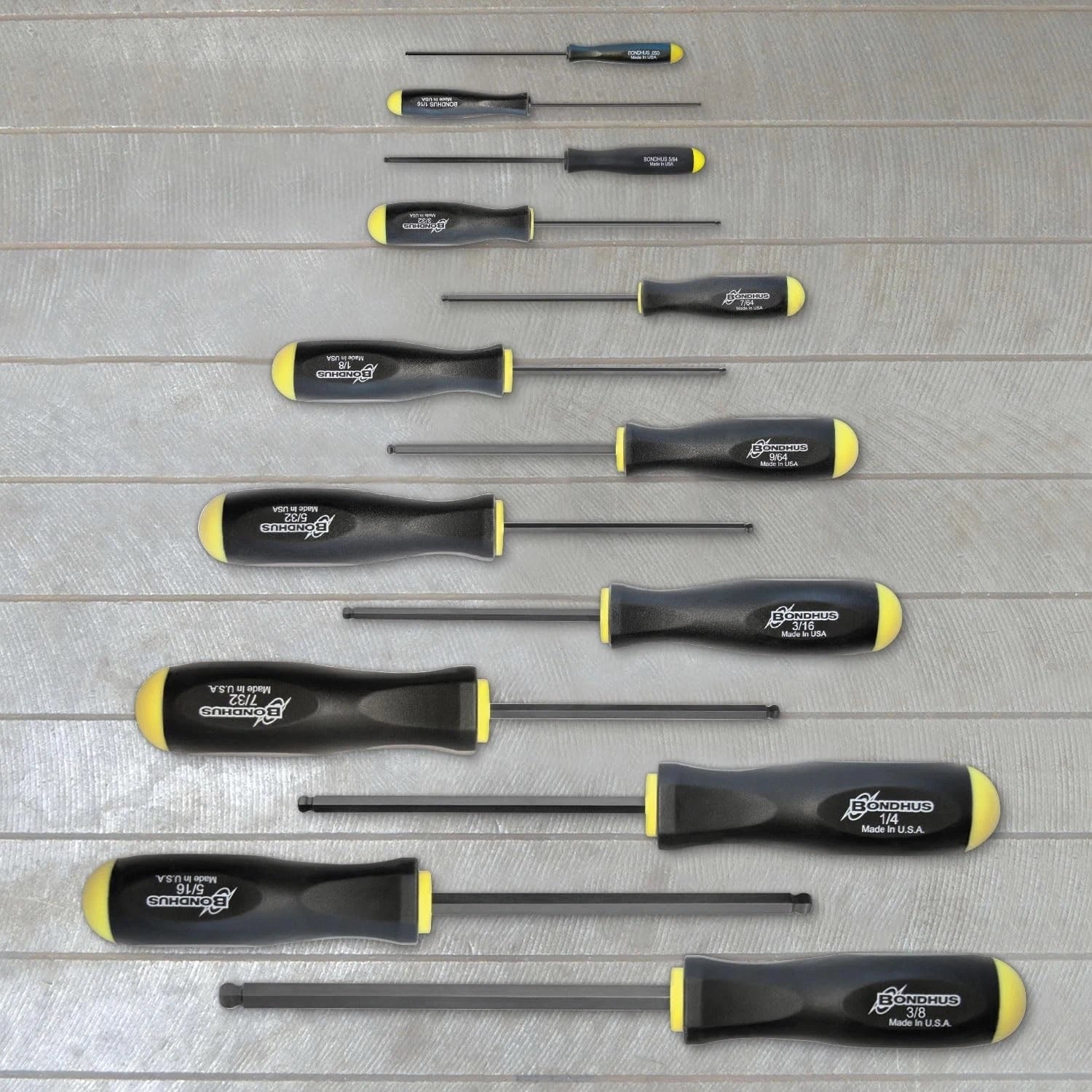 Versatile 13-Pc Balldriver Screwdriver Set with ProGuard and Comfort Grip Design