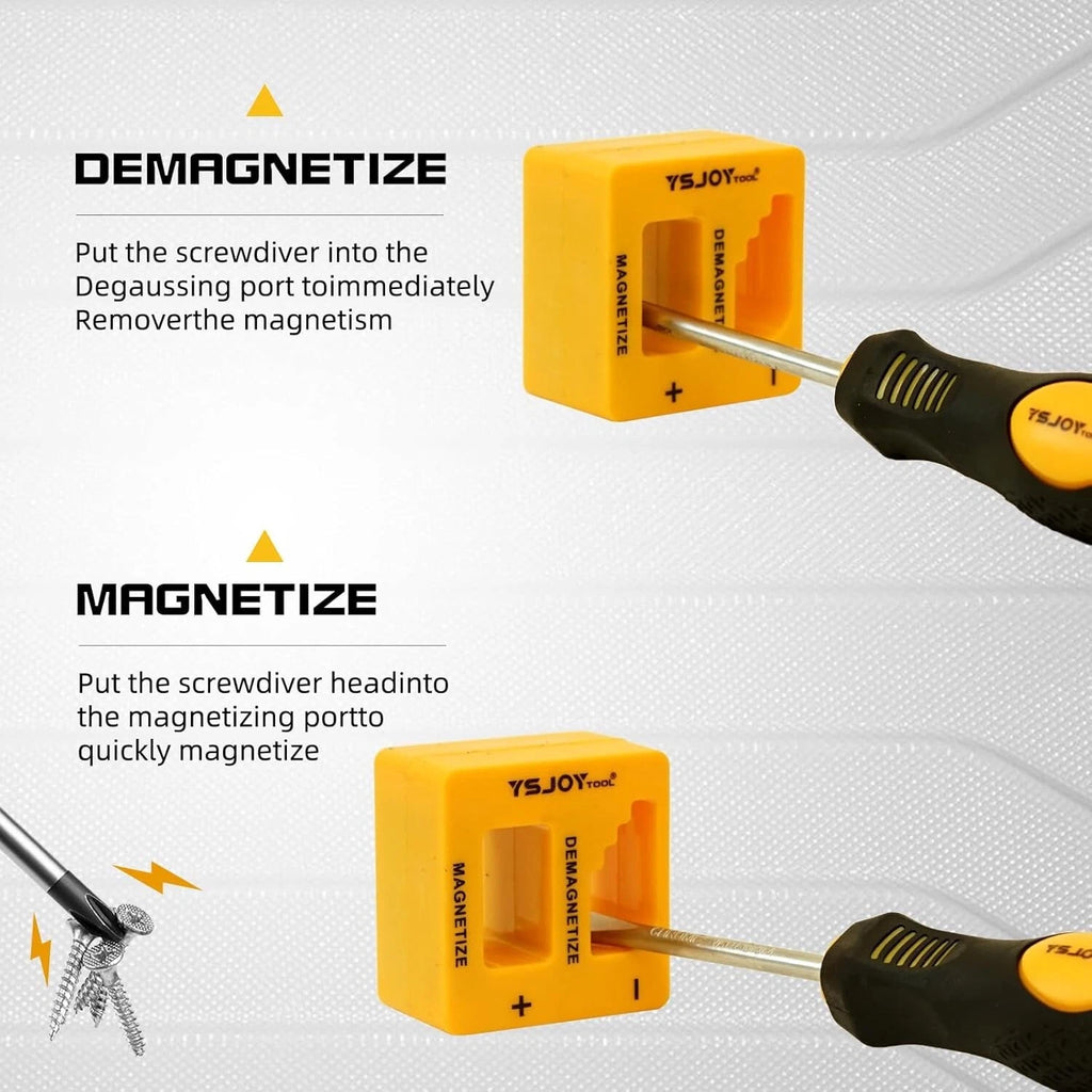 86-Piece Magnetic Screwdriver Set, CR-V Steel, Includes Slotted/Phillips/Torx