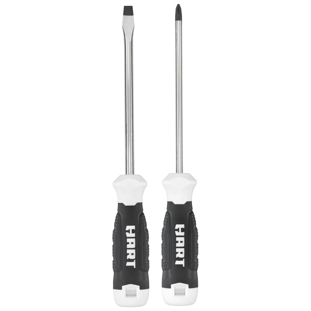 2-Piece Screwdriver Set with non-slip Comfort Grip Handle