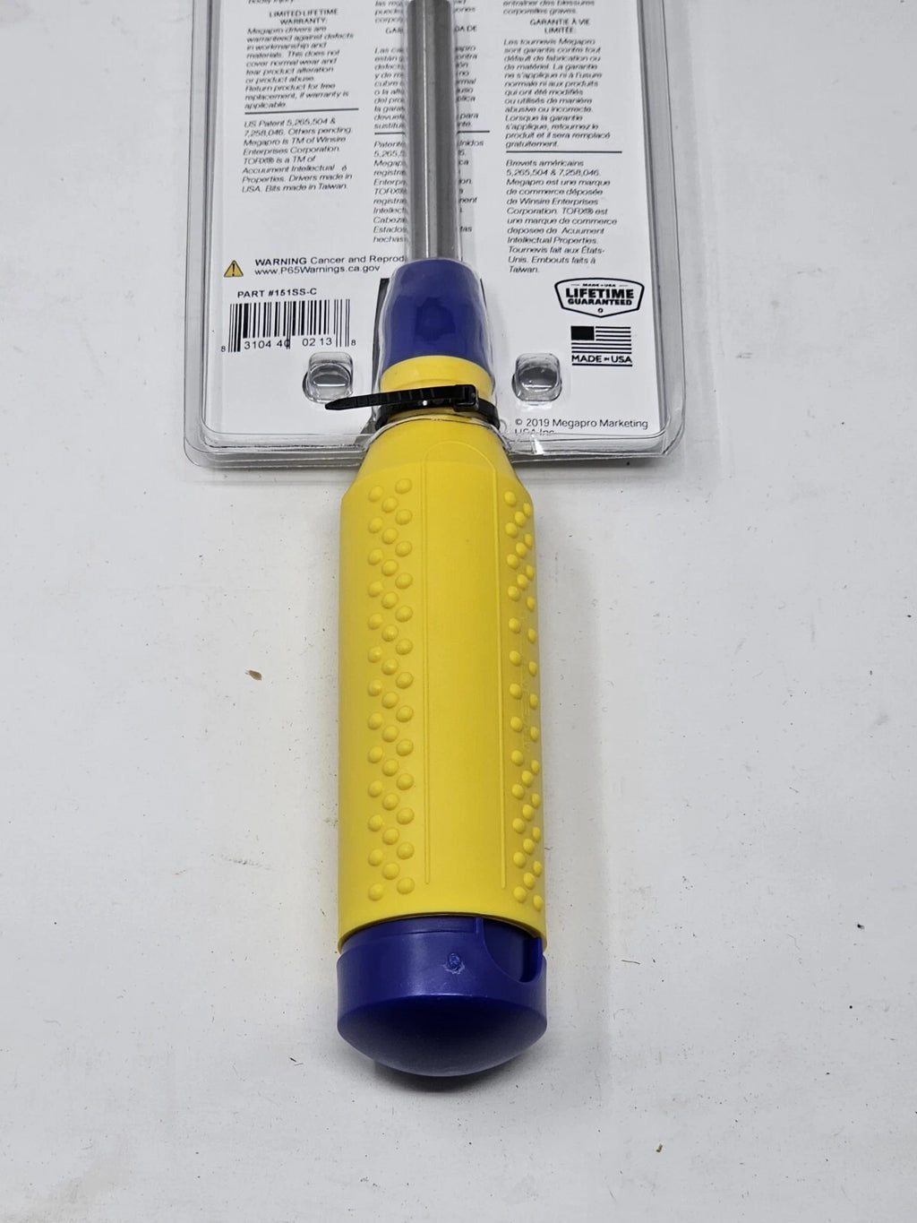 Megapro - 151SS-C  151SS 15-In-1 Stainless Steel Screw Driver in Yellow/Blue