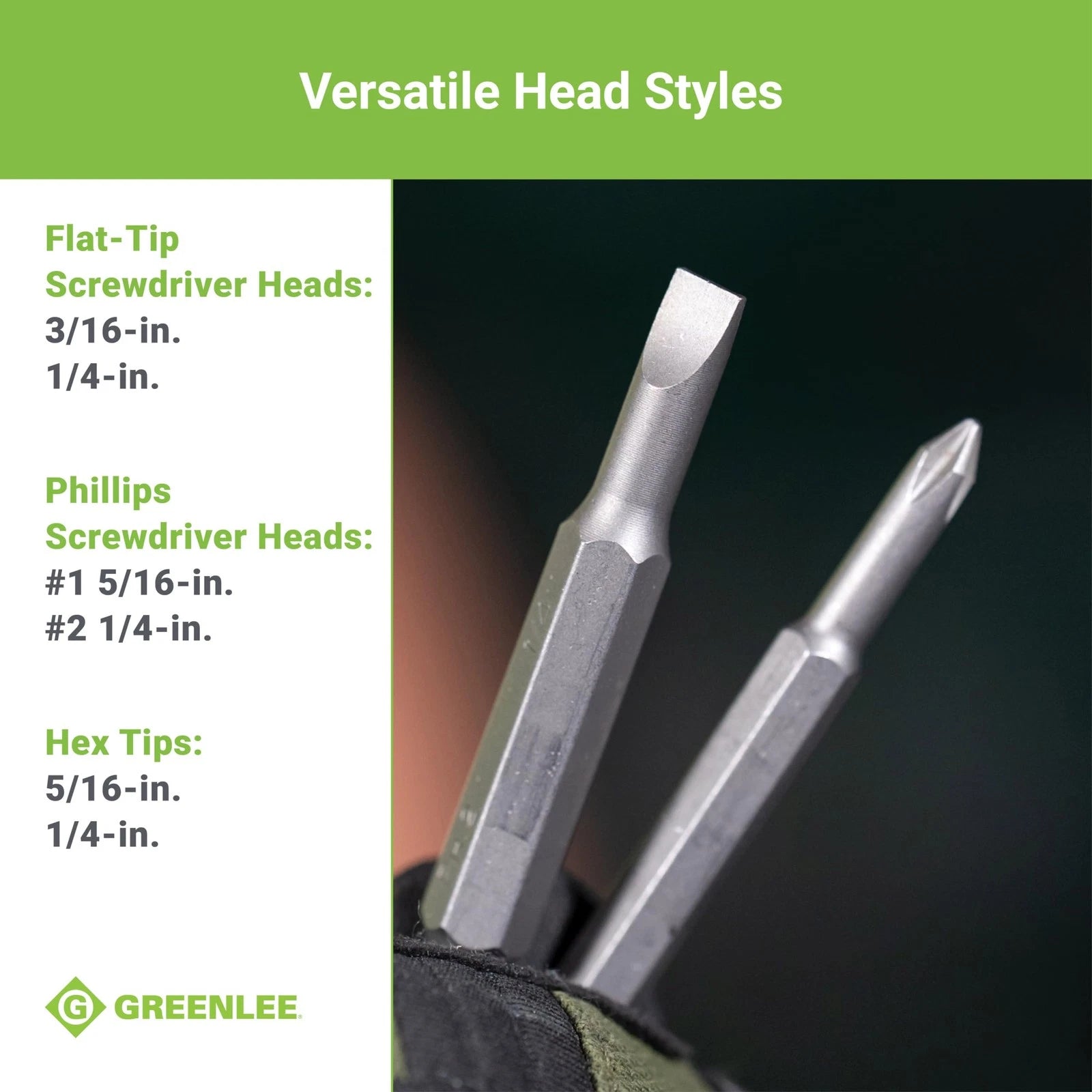0153-42C 6-in-1 Multi-Tool Screwdriver with Flat-Tip, Phillips, and Hex Bits