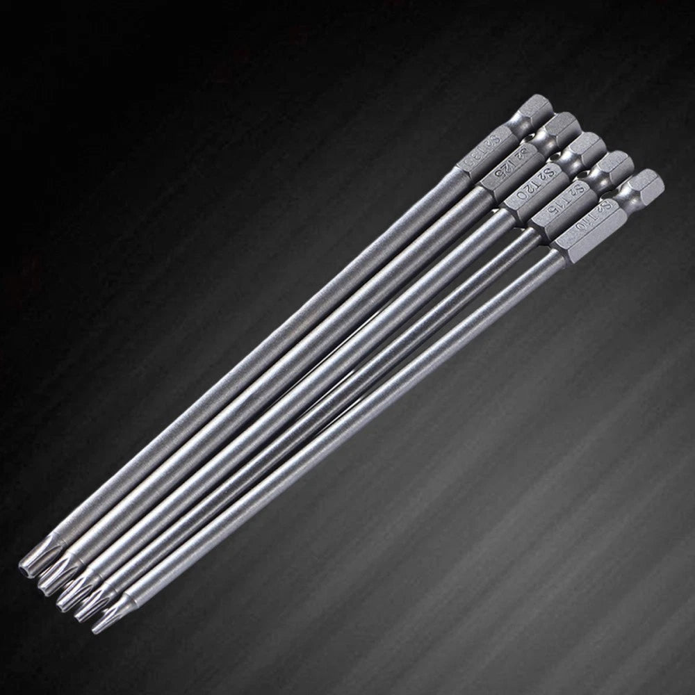 5 Pcs Tool Impact Nut Driver Set Screw Star Screwdriver Bits