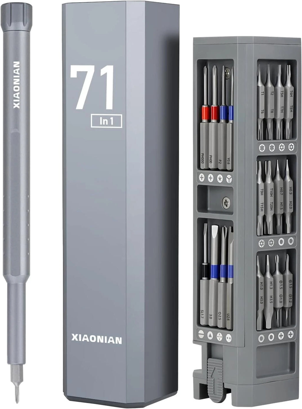 Multi-Bit Screwdriver Set - 71 in 1 Tool Kit for Phones, Watches, & Electronics