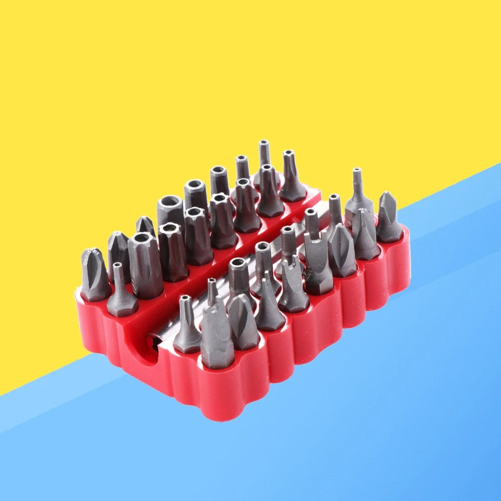33 Pcs Hexagon Bit Tamper Resistant Star Bits Hexagonal Security Screwdriver