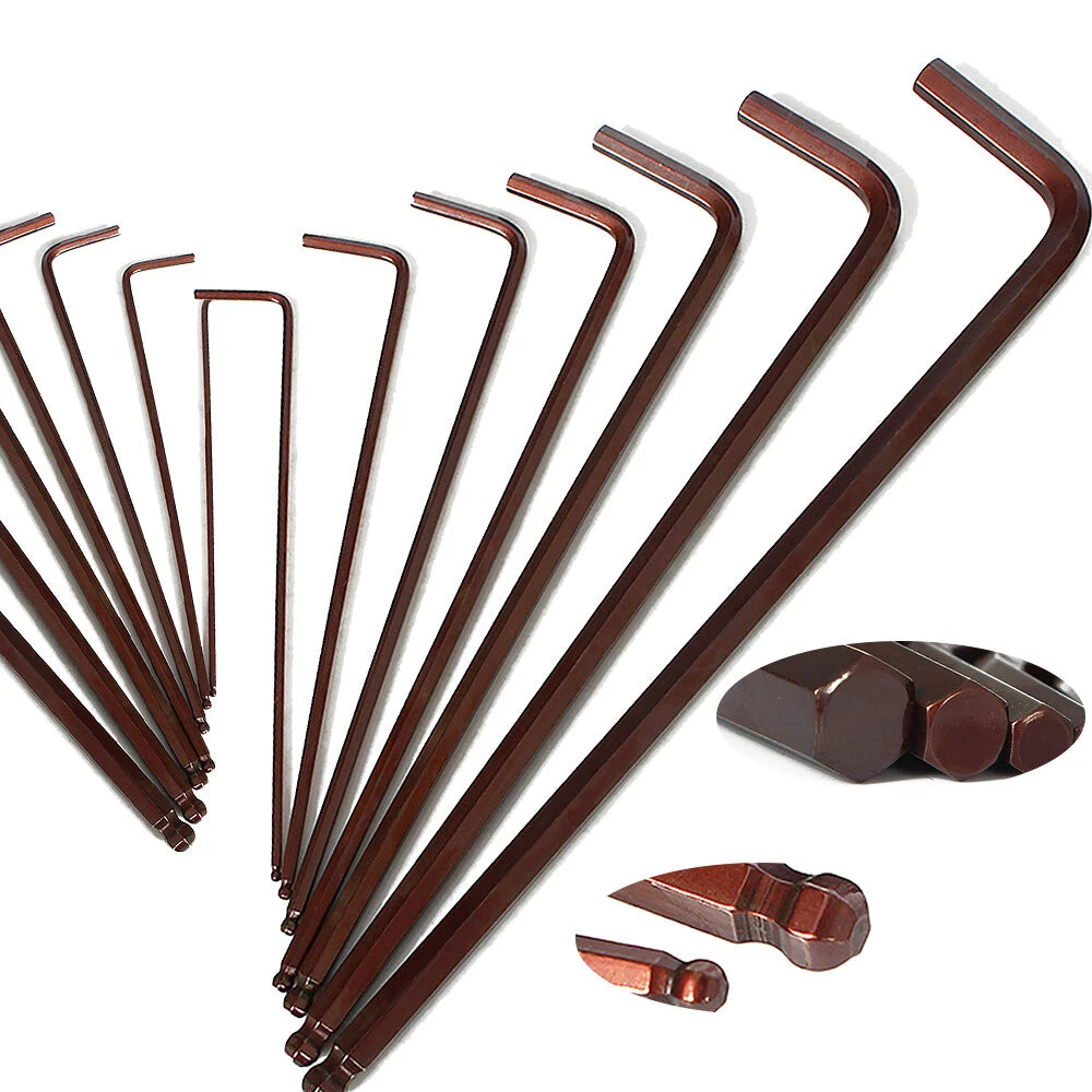 L-type Non-Magnetic Screwdriver Allen Key Ball End Head S2 Hex Wrench Auto Tools