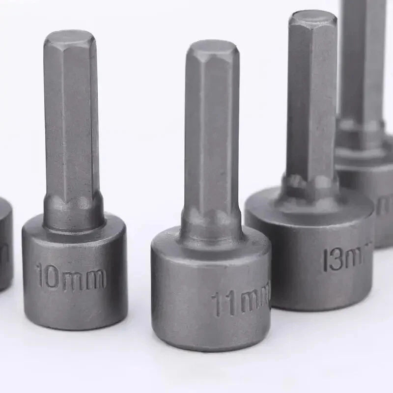 9pcs/set 5mm-13mm Hex Sockets Sleeve Nozzles Nut Driver Set Screwdriver Set Tool