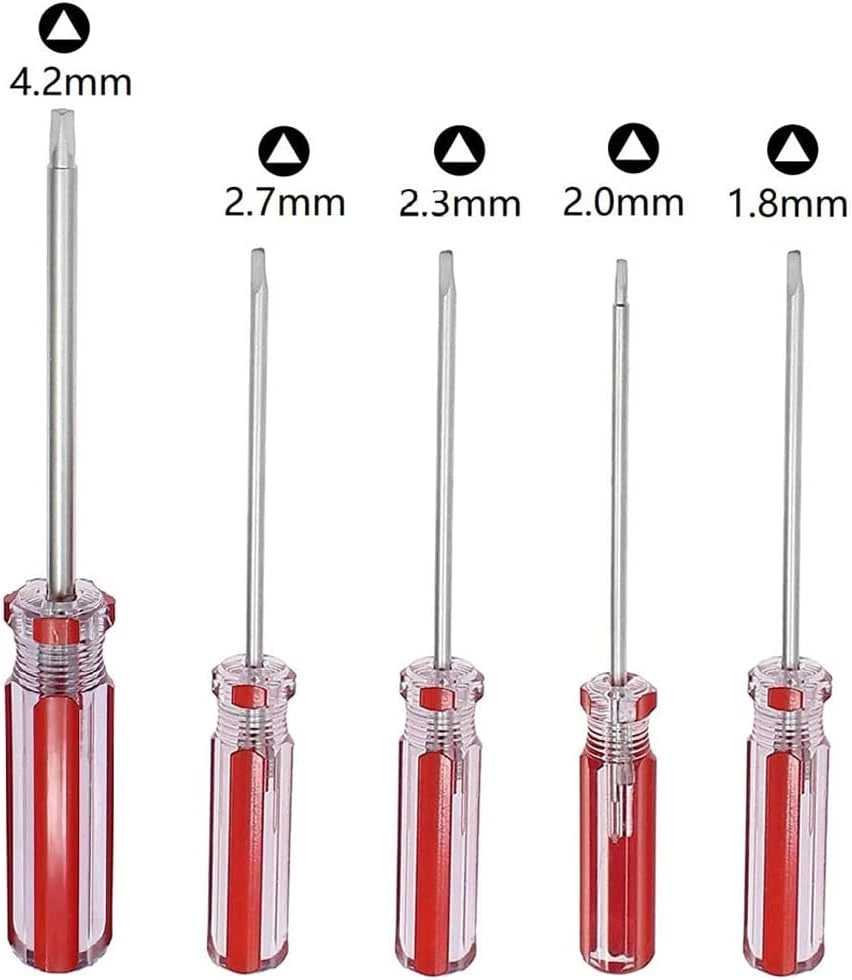 5 Pcs Triangle Head Magnetic Screwdrivers Set 1.8Mm 2.0Mm 2.3Mm 2.7Mm 4.2Mm Tria