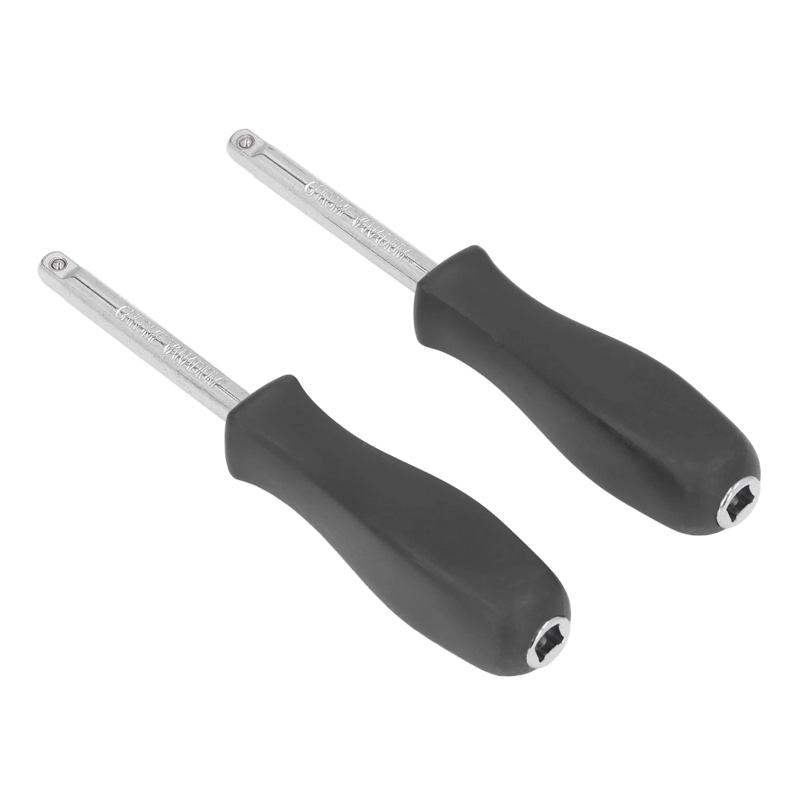 2Pcs Drive Spinner 1/4in Socket Driver Handle Tool Set Kit For Repair