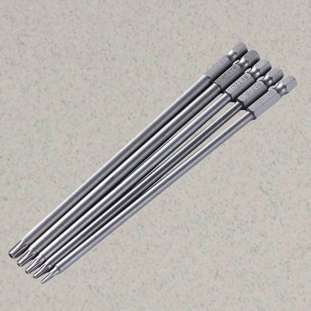5 Pcs Tool Impact Nut Driver Set Screw Star Screwdriver Bits