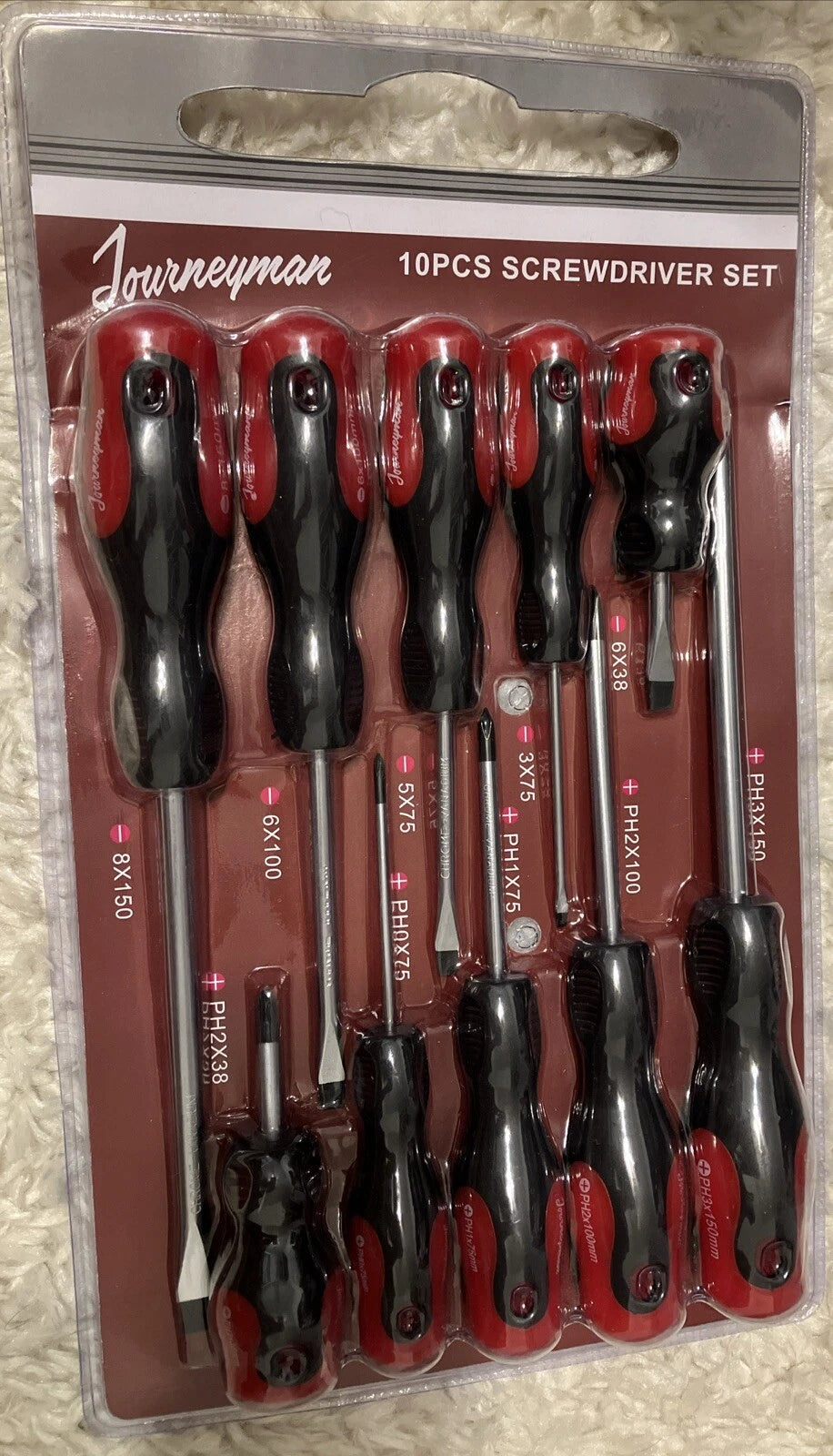 Journeyman 10 Pieces Screwdriver Set
