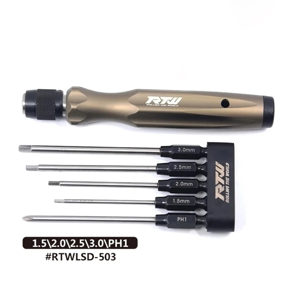 Hex Wrench Screwdriver Repairing Tool Set 1.5/H2.0/H2.5/H3.0mm/PH1 Holder Head