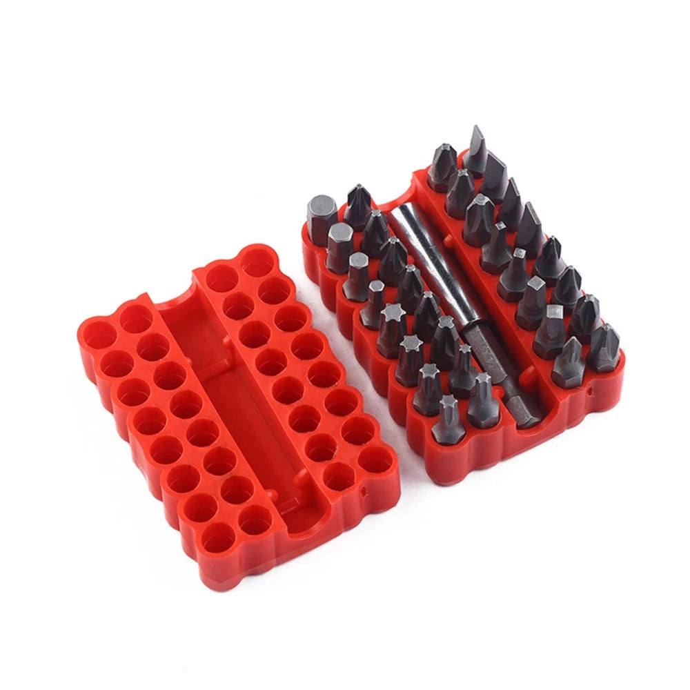 33 Pcs Tamper Proof Screwdriver Bit Set Security Bits for Screws