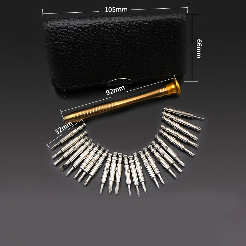 25 in 1 Multi-function holster hand screwdriver Repair tool bit set useful