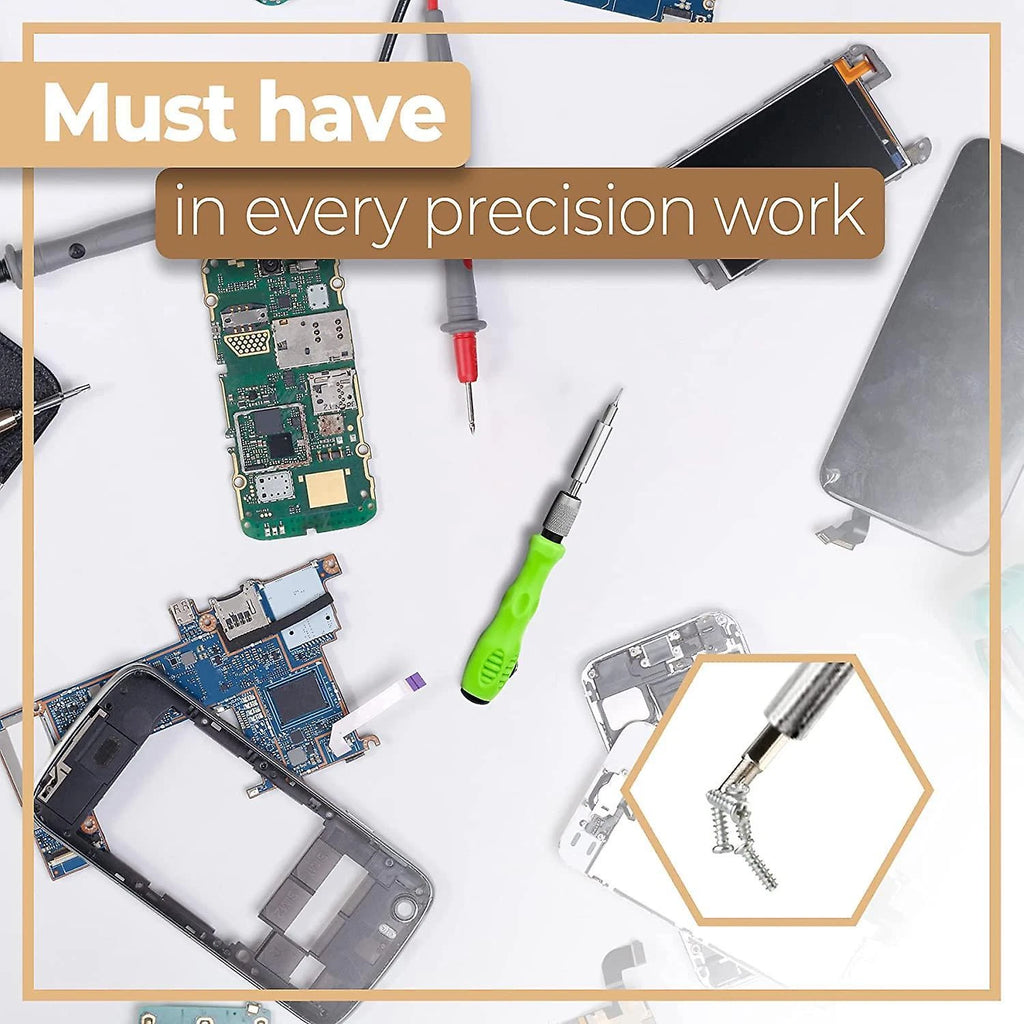 32 Piece Precision Magnetic Screwdriver Set with Case, Screwdriver