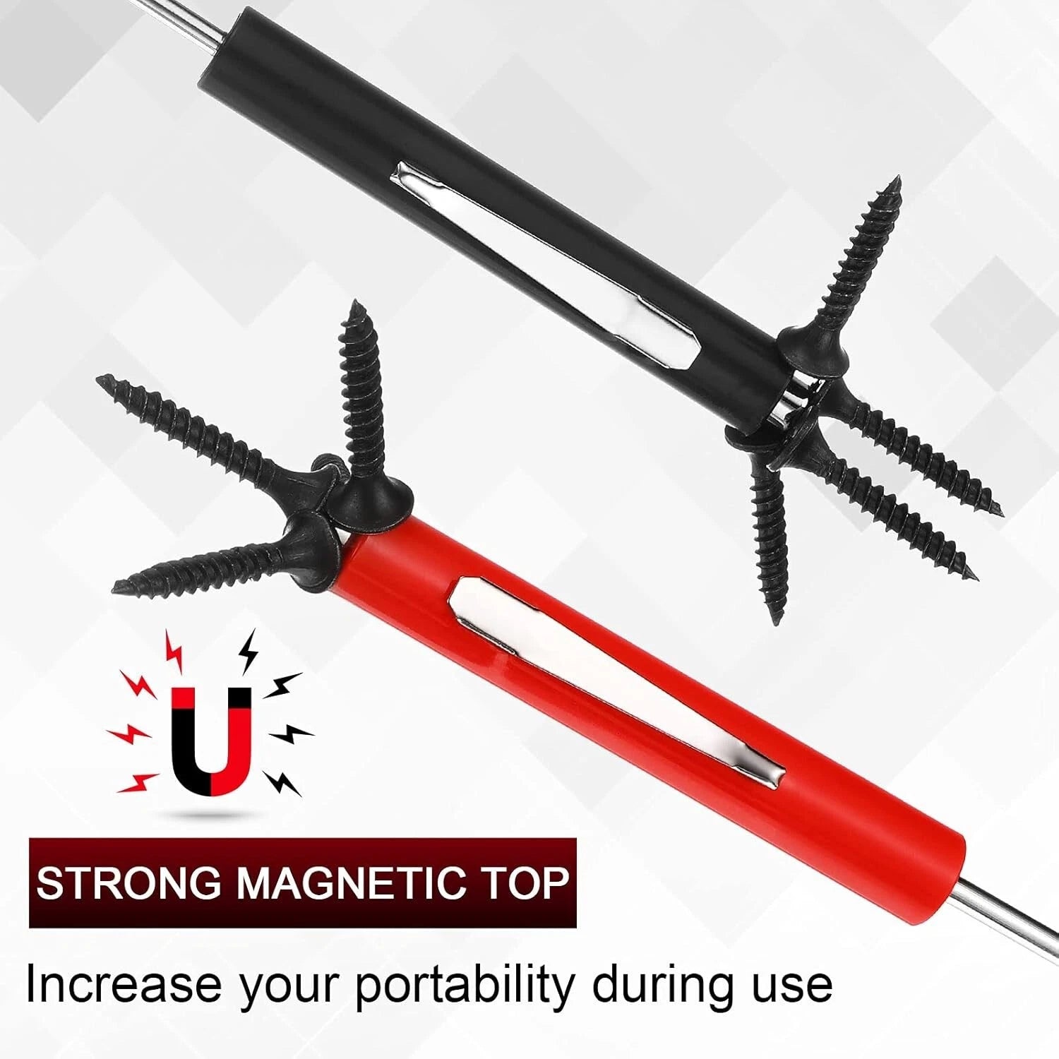 2 & 12 Pocket Screwdriver Magnetic with Single Blade Flat Head Mini Tops and Poc
