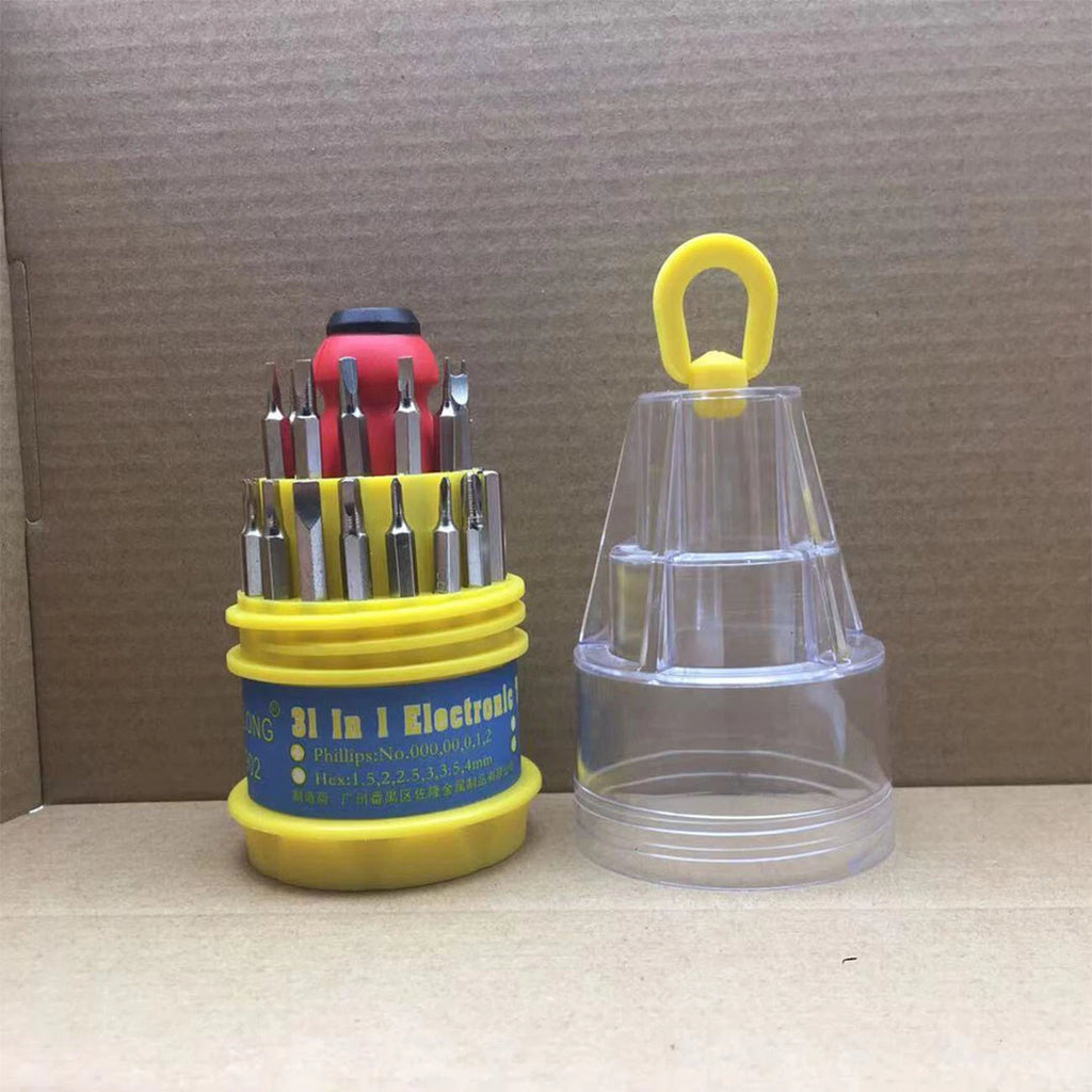 31 in 1 Screwdriver Set with Magnetic Tools for Hard Drive Watch  Precision Elec