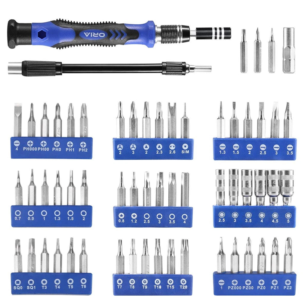 ORIA Precision Screwdriver Set, 86 in 1 with 57 Bits Repair Tool Kit, Portable