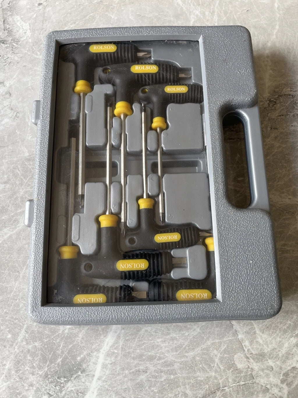 Rolson T-Handle Screwdriver Set in Carry-case