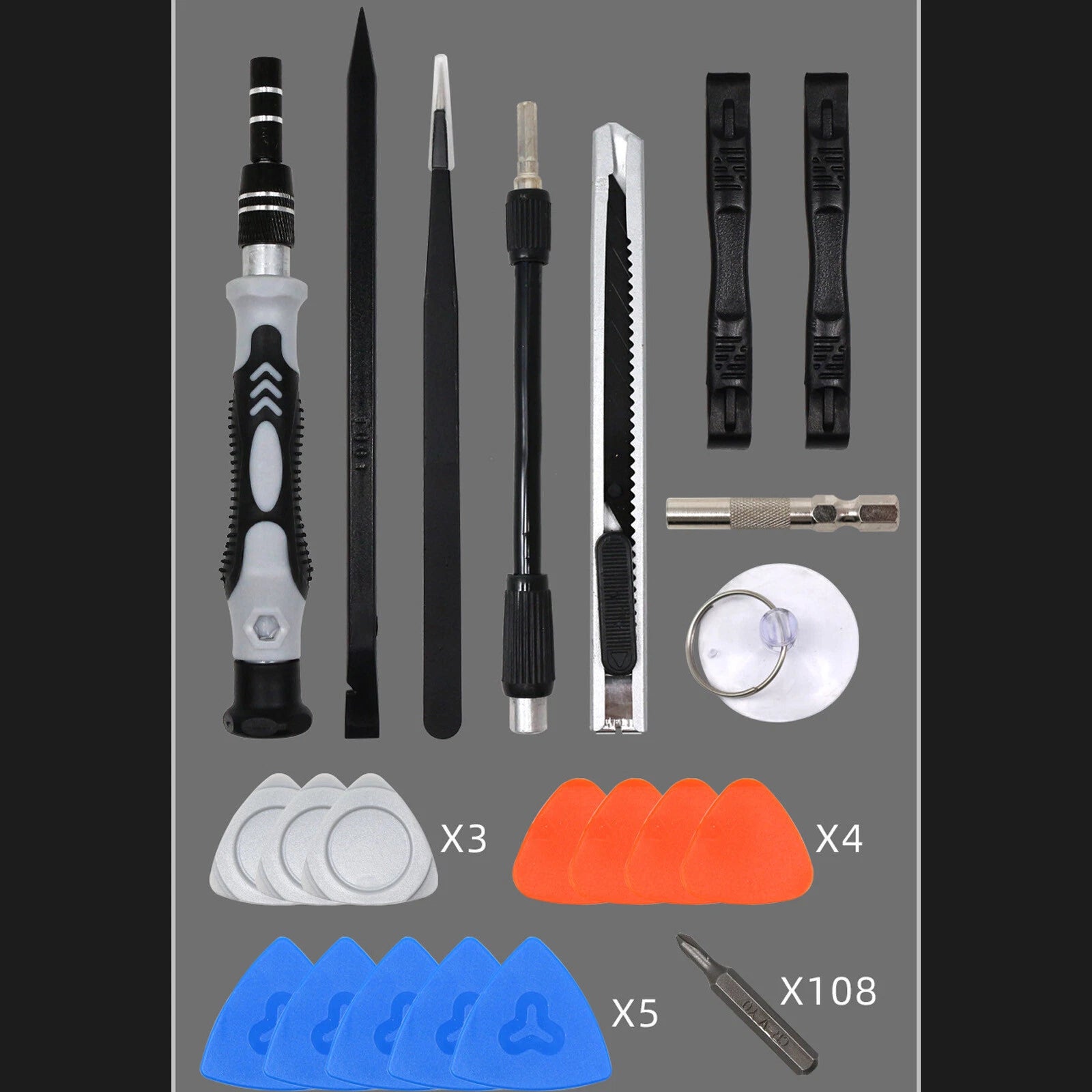 132 in 1 Magnetic Precision Screwdriver Set PC Phone Electronics Repair Tool KMP