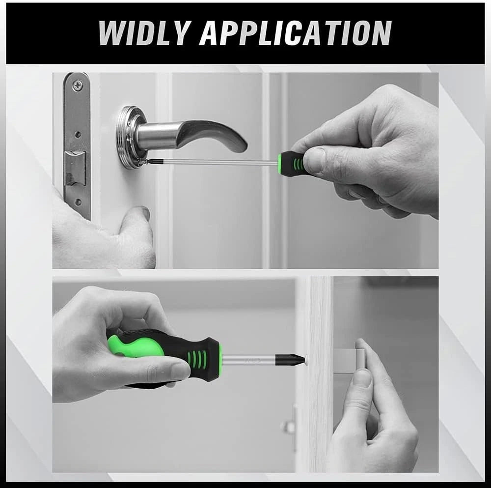 Juego de 11 destornilladores magnéticos con puntas profesionales y agarre acolch