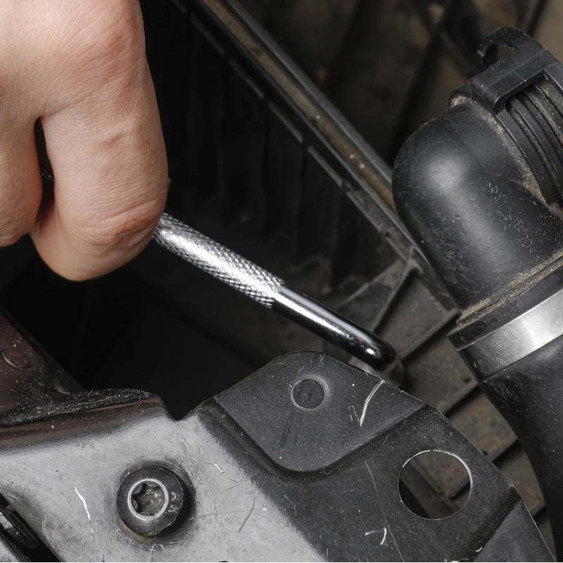 Heavy-Duty 7-Piece Steel Screwdriver Set Phillips Slotted W/ Offset Tool Durable