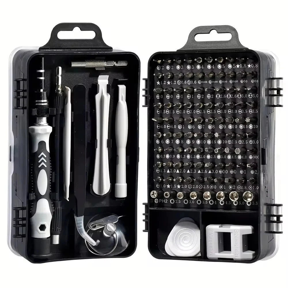 JCD 115-in-1 Precision Screwdriver Set with 98 Magnetic Bits for Repair