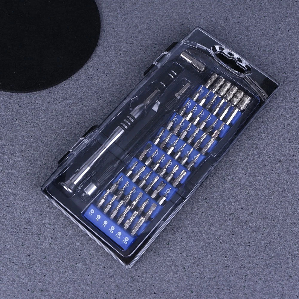58 in Screwdriver Set Watch Repair Tool Kit Glasses Screws Magnetic Bits