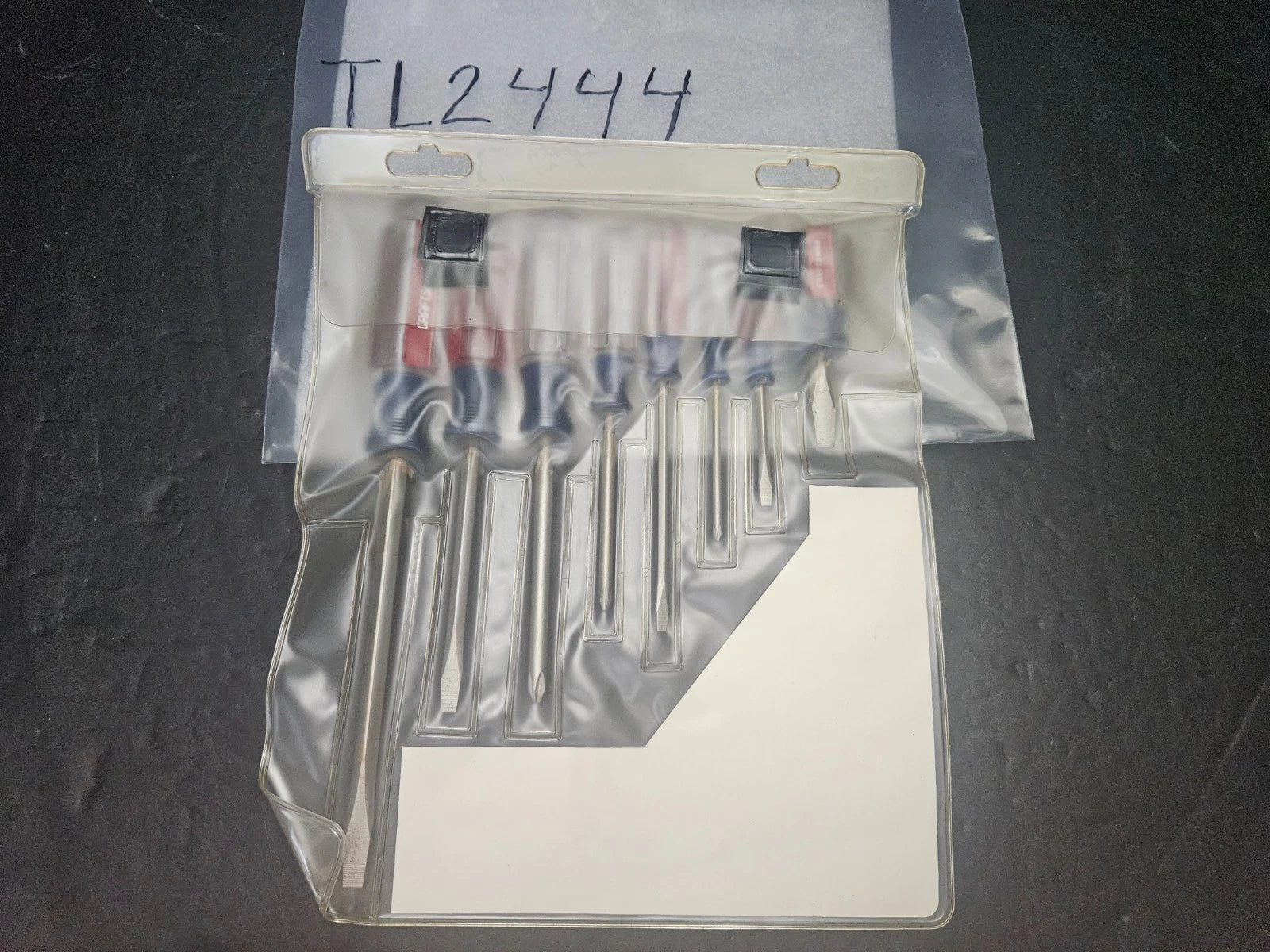 VTG SEARS/CRAFTSMAN #941432 8 PC SCREWDRIVER SET IN ORIGINAL PKG. USA (TL2444)