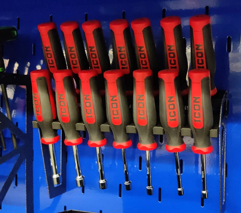 US General Icon hutch mount Organizer holder for ICON Nut Driver set tool box
