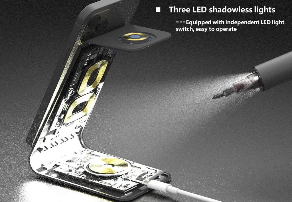 3.6V Electric Screwdriver Rechargeable Screwdriver Set with LED Light 3 Torque
