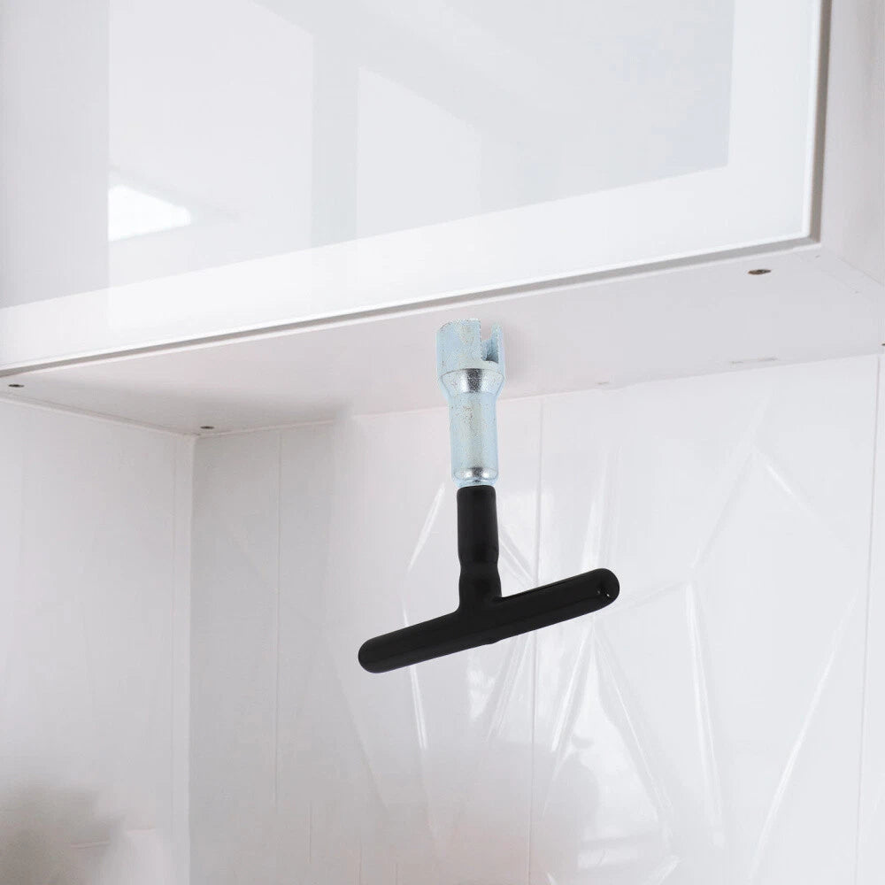 Wing Nut Driver for Eye Screws and Screw-in Hooks Steel T Handle Nut Driver