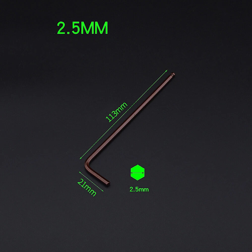 L-type Non-Magnetic Screwdriver Allen Key Ball End Head S2 Hex Wrench Auto Tools