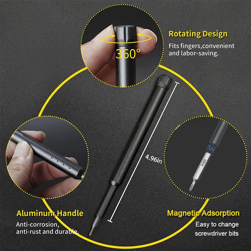 31 in 1 Magnetic Precision Screwdriver Set PC Phone Electronics Repair Tool Kit