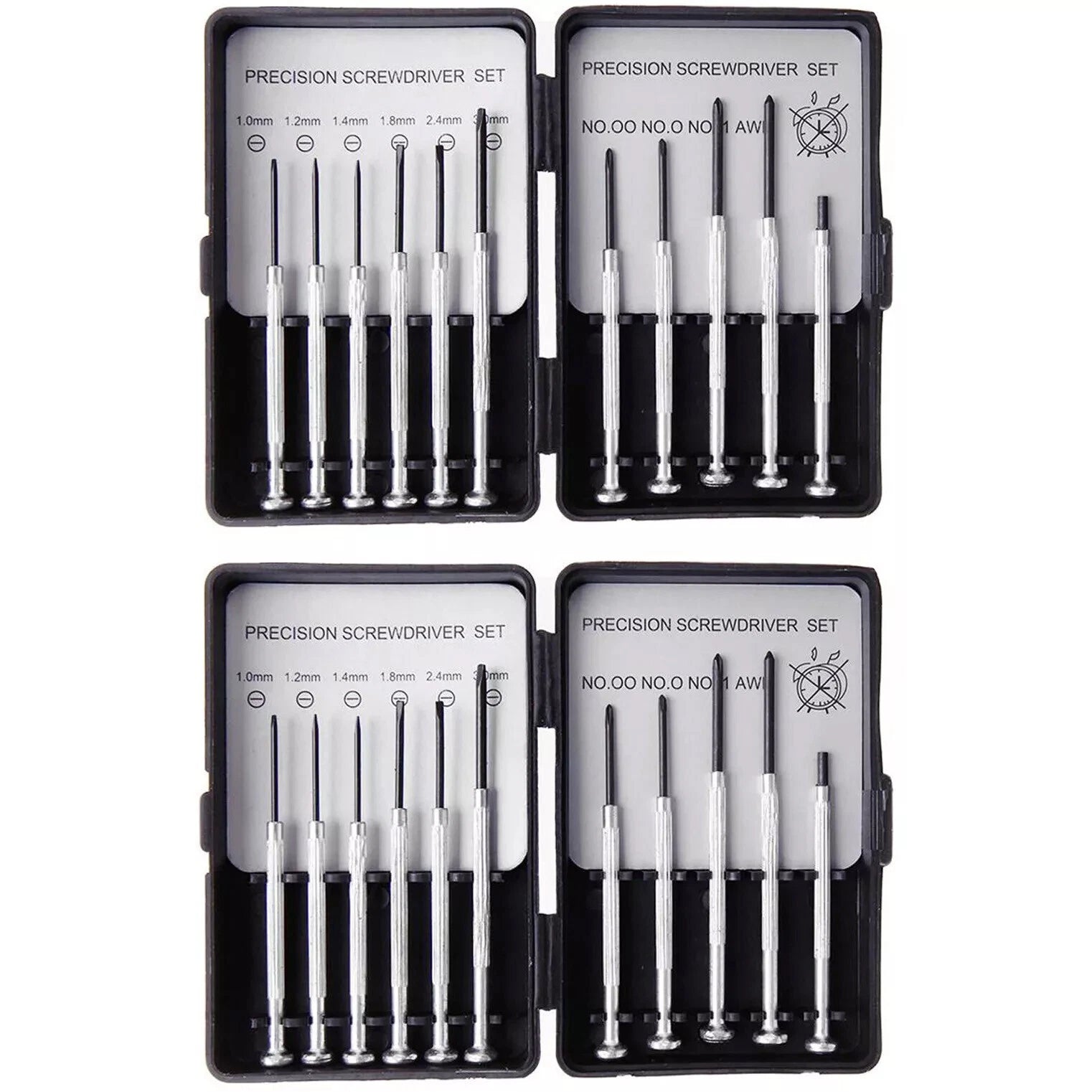 Screwdriver Set Kit 11PCS Precision Multifunction Kit Mini Flathead Phillips US
