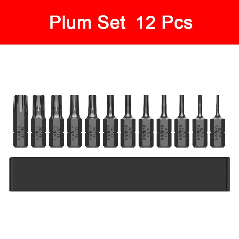 Short Batch Head Screwdriver Magnetic High Hardness S2 Alloy Steel Screw Driver