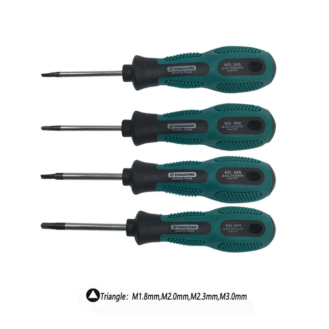 4p Triangle Screwdriver Set Hand Tool Multi-Purpose Magnetic  Tool Kit 1.8-3.0mm