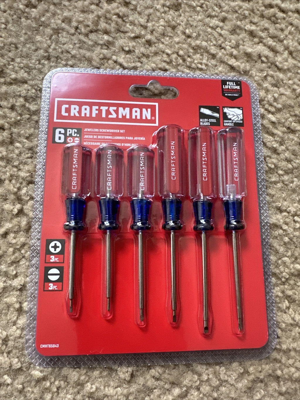 CRAFTSMAN (CMHT65043) Small Screwdiver Set, 6-Piece Jewelers Set
