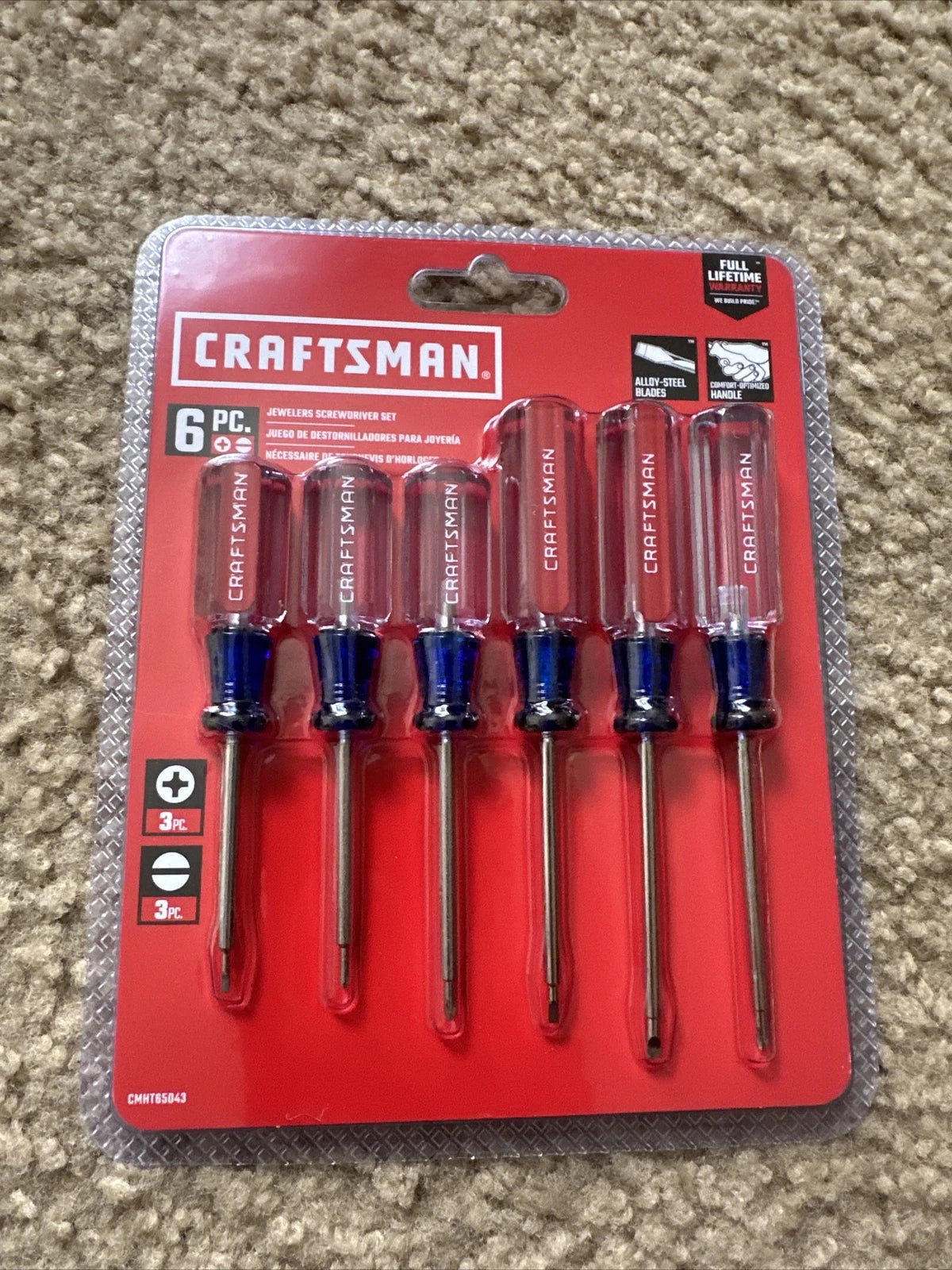 CRAFTSMAN (CMHT65043) Small Screwdiver Set, 6-Piece Jewelers Set