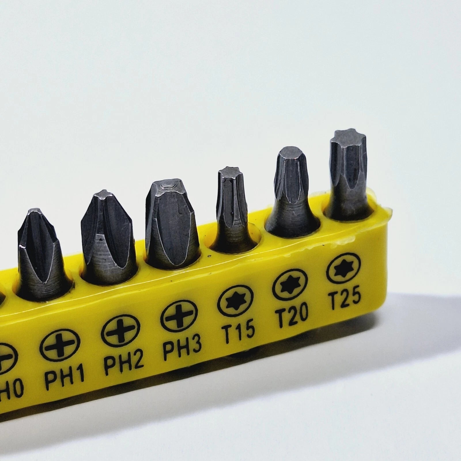 10 Piece L-Shape Screwdriver Bit Set Slotted PH Torx Hex Hand Tool Brand New UK