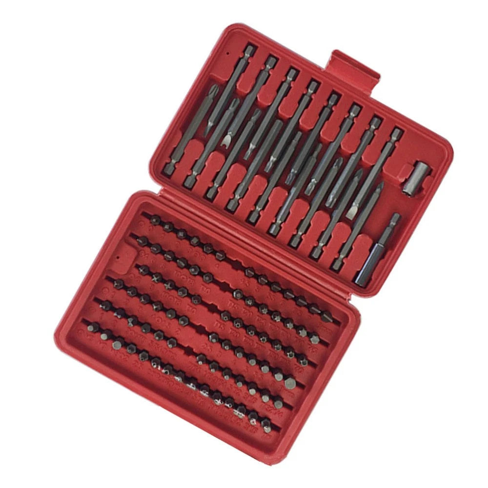 98pcs Slotted Screwdriver Bit Set Tool Kit Repair Tools