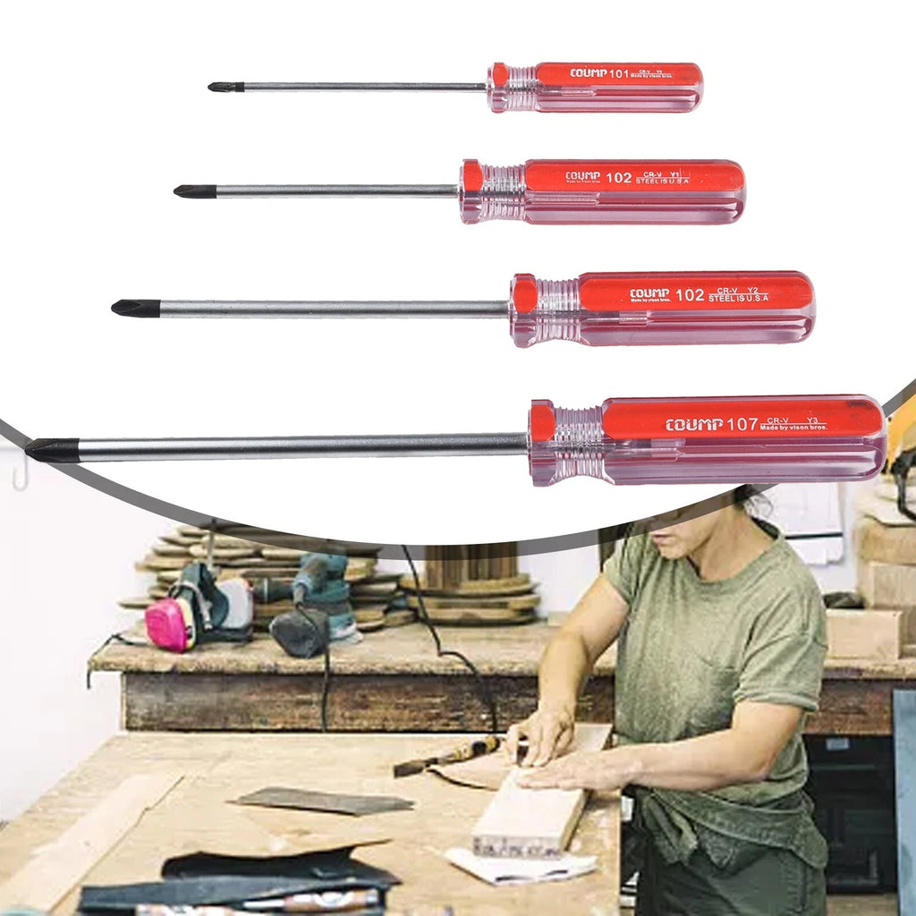 Y shaped Screwdriver Set with Precision Tip and Strong Magnetic (4pcs)